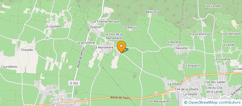 localisation de l'entreprise MONSIEUR ROBERT GODEFROY  SAINT-NICOLAS-DE-BOURGUEIL