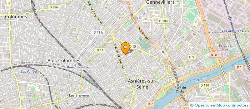 localisation de l'entreprise MONSIEUR ROBERT GOURDON à ASNIERES-SUR-SEINE