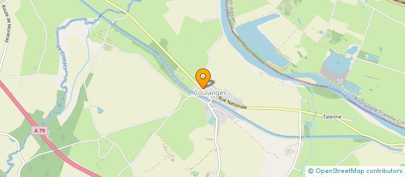 localisation de l'entreprise MONSIEUR ROBERT GOURLIER  COULANGES