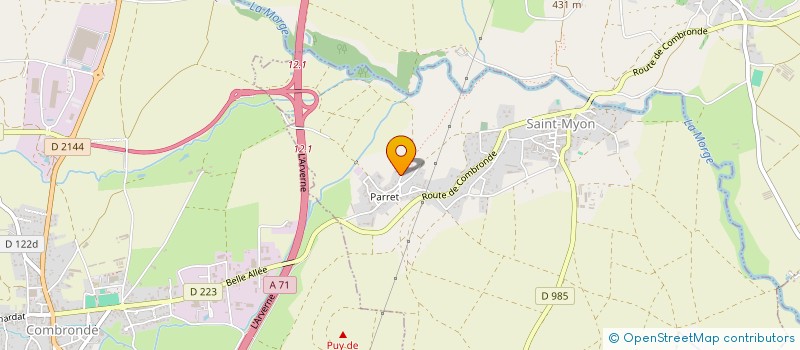 localisation de l'entreprise MONSIEUR ROBERT GRAND  SAINT-MYON