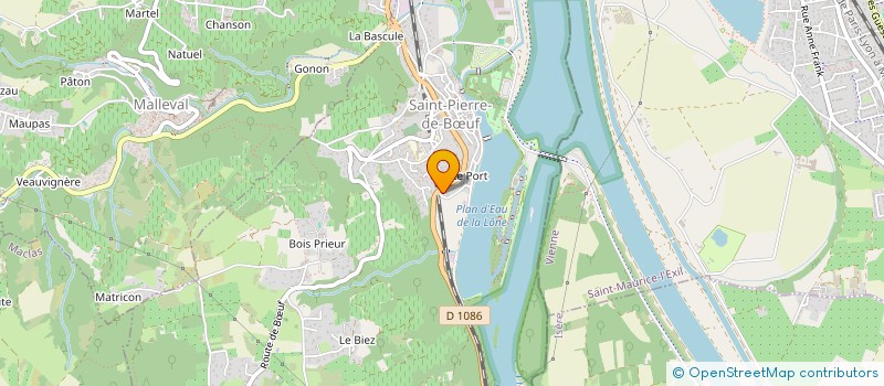 localisation de l'entreprise MONSIEUR ROBERT GRAND  SAINT-PIERRE-DE-BUF