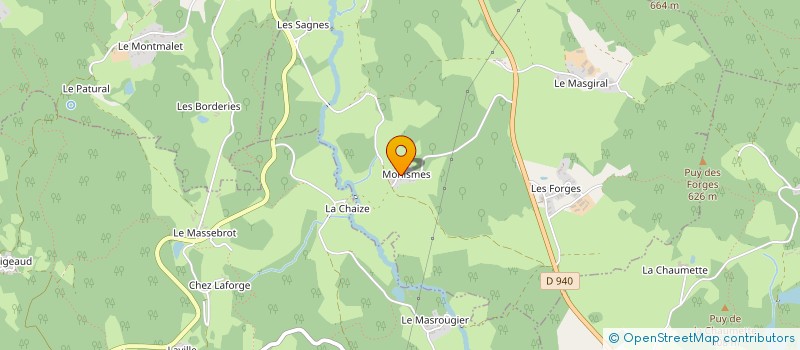 localisation de l'entreprise MONSIEUR ROBERT GRANDET à SAINT-CHRISTOPHE