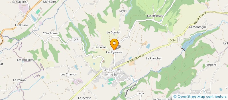 localisation de l'entreprise MONSIEUR ROBERT GRATALOUX à GREZIEU-LE-MARCHE