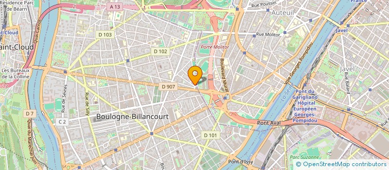 localisation de l'entreprise MONSIEUR ROBERT GRAU  BOULOGNE-BILLANCOURT