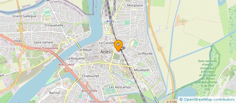 localisation de l'entreprise MONSIEUR ROBERT GRAUGNARD  ARLES