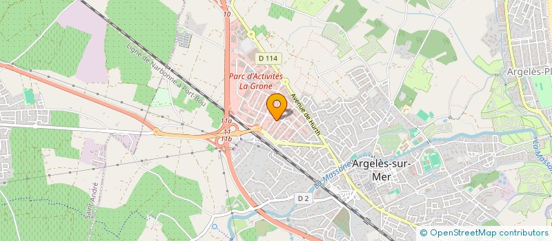 localisation de l'entreprise MONSIEUR ROBERT GREGORI à ARGELES-SUR-MER