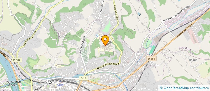 localisation de l'entreprise MONSIEUR ROBERT GRELIER  AGEN