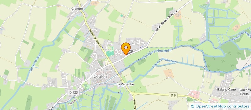 localisation de l'entreprise MONSIEUR ROBERT GREMONT  COULON