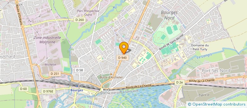 localisation de l'entreprise MONSIEUR ROBERT GRIFFON  BOURGES