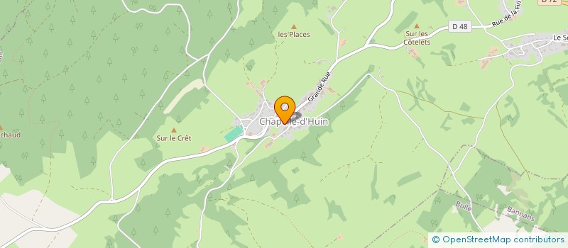 localisation de l'entreprise MONSIEUR ROBERT GRILLON  ARC-SOUS-MONTENOT