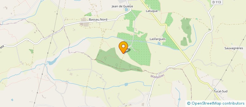localisation de l'entreprise MONSIEUR ROBERT GUENARD  LAUGNAC