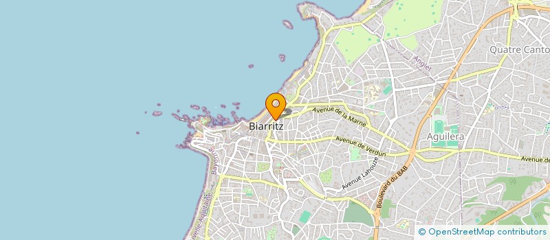 localisation de l'entreprise MONSIEUR ROBERT GUERRIER  BIARRITZ