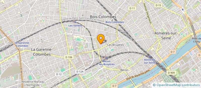 localisation de l'entreprise MONSIEUR ROBERT GUERRIER à ASNIERES-SUR-SEINE