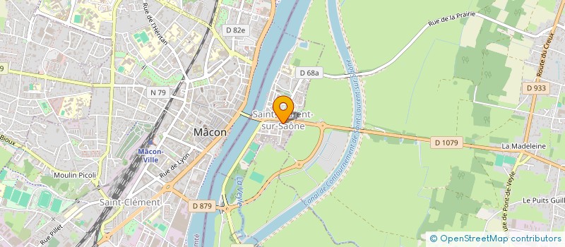 localisation de l'entreprise MONSIEUR ROBERT GUEURCE  SAINT-LAURENT-SUR-SAONE