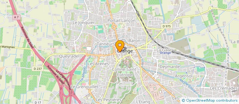 localisation de l'entreprise MONSIEUR ROBERT GUEYDAN  ORANGE