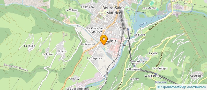 localisation de l'entreprise MONSIEUR ROBERT GUEYE  BOURG-SAINT-MAURICE