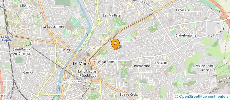 localisation de l'entreprise MONSIEUR ROBERT GUIET  LE MANS