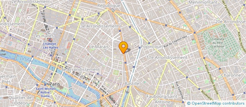 localisation de l'entreprise MONSIEUR ROBERT GUIGUE à PARIS