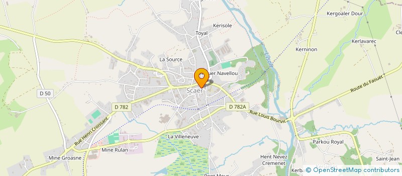 localisation de l'entreprise MONSIEUR ROBERT GUIHEUX à SCAER