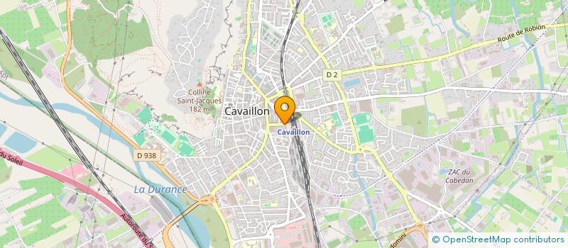 localisation de l'entreprise MONSIEUR ROBERT GUILLAUME  CAVAILLON