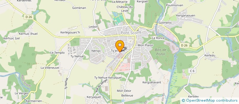 localisation de l'entreprise MONSIEUR ROBERT GUILLAUME  PONT-SCORFF