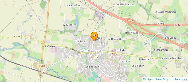 localisation de l'entreprise MONSIEUR ROBERT GUILLAUME  VEZIN-LE-COQUET