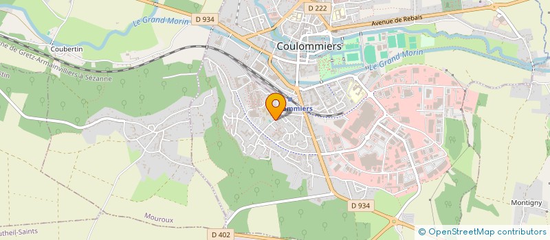 localisation de l'entreprise MONSIEUR ROBERT GUILLETTE à COULOMMIERS