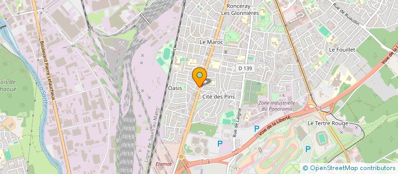 localisation de l'entreprise MONSIEUR ROBERT GUILLIER  LE MANS