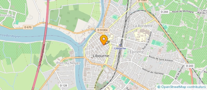 localisation de l'entreprise MONSIEUR ROBERT GUILLOT  LIBOURNE