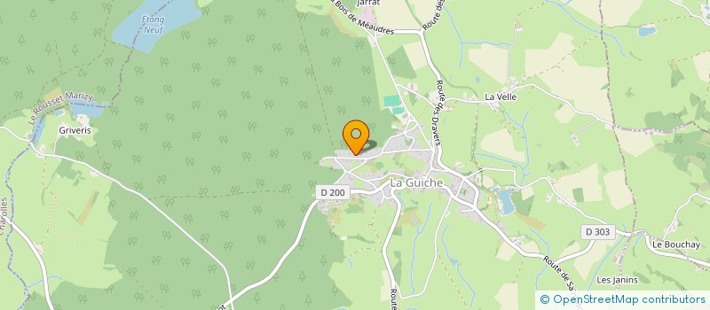 localisation de l'entreprise MONSIEUR ROBERT GUILLOUX  VEROSVRES