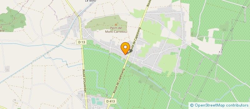 localisation de l'entreprise MONSIEUR ROBERT GUMIEL  CUXAC D'AUDE