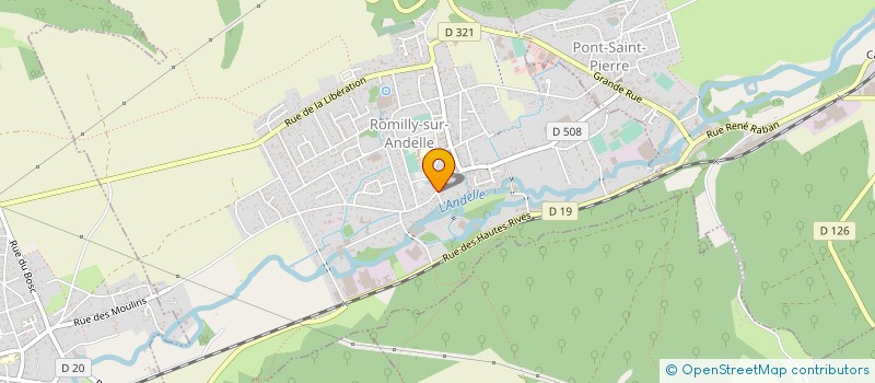 localisation de l'entreprise MONSIEUR ROBERT HALLEUR à ROMILLY-SUR-ANDELLE