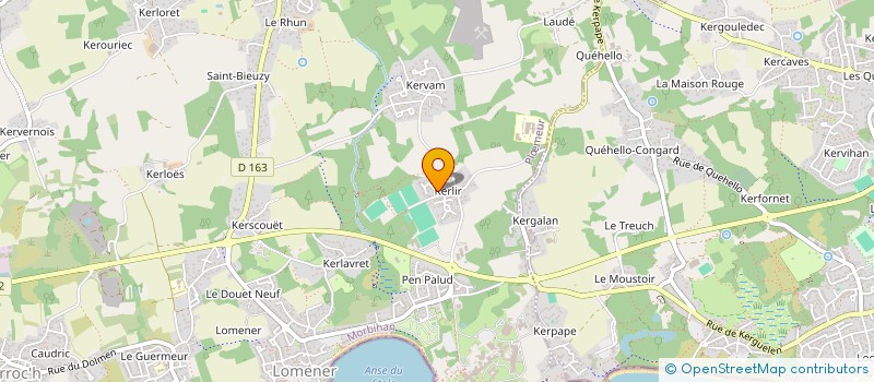 localisation de l'entreprise MONSIEUR ROBERT HAMON  PLOEMEUR