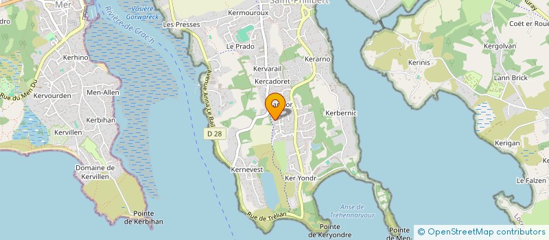 localisation de l'entreprise MONSIEUR ROBERT HAMONIC  SAINT-PHILIBERT