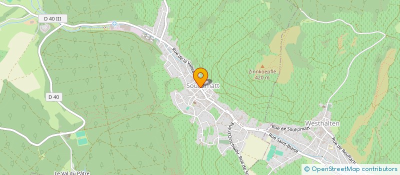 localisation de l'entreprise MONSIEUR ROBERT HANGARTER  SOULTZMATT