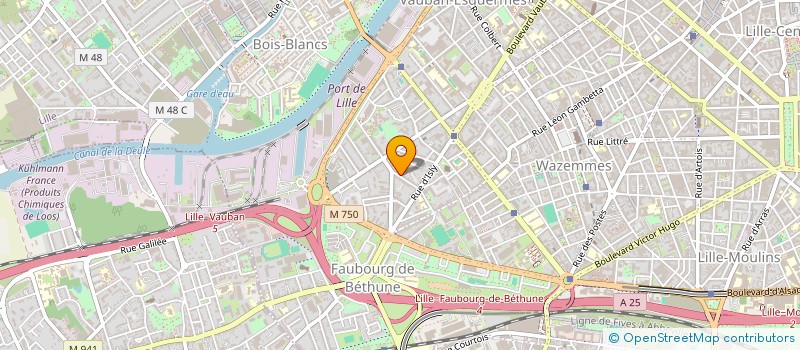 localisation de l'entreprise MONSIEUR ROBERT HAQUETTE à LILLE