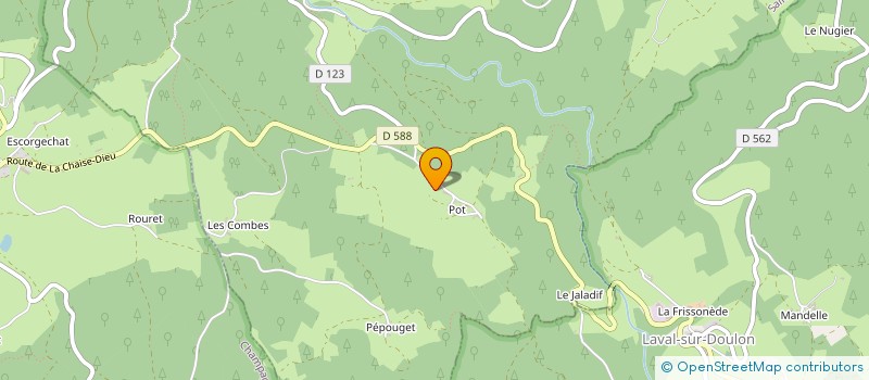 localisation de l'entreprise MONSIEUR ROBERT HARRISON  LAVAL-SUR-DOULON