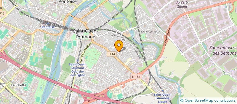 localisation de l'entreprise MONSIEUR ROBERT HAZAN à SAINT-OUEN-L'AUMONE