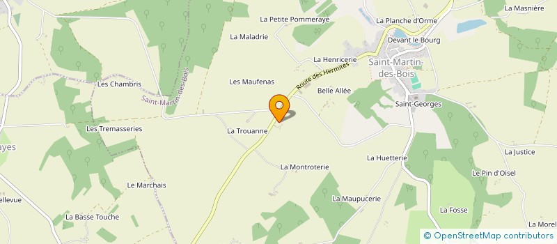 localisation de l'entreprise MONSIEUR ROBERT HEBRARD à SAINT-ARNOULT