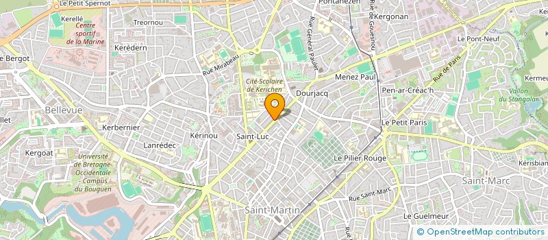 localisation de l'entreprise MONSIEUR ROBERT HENN à BREST