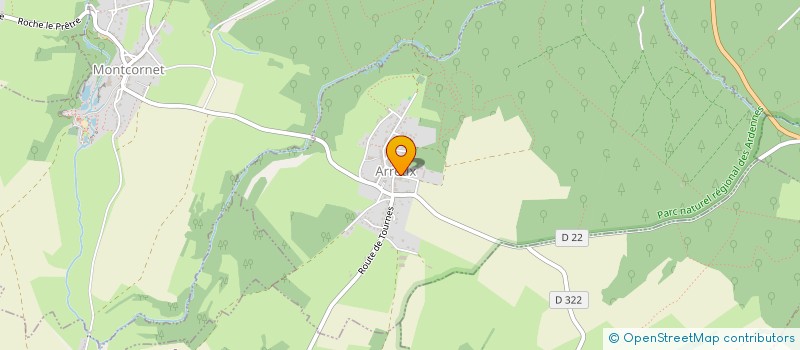 localisation de l'entreprise MONSIEUR ROBERT HENON  ARREUX