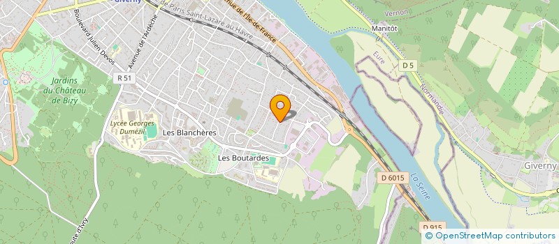 localisation de l'entreprise MONSIEUR ROBERT HENRY à VERNON
