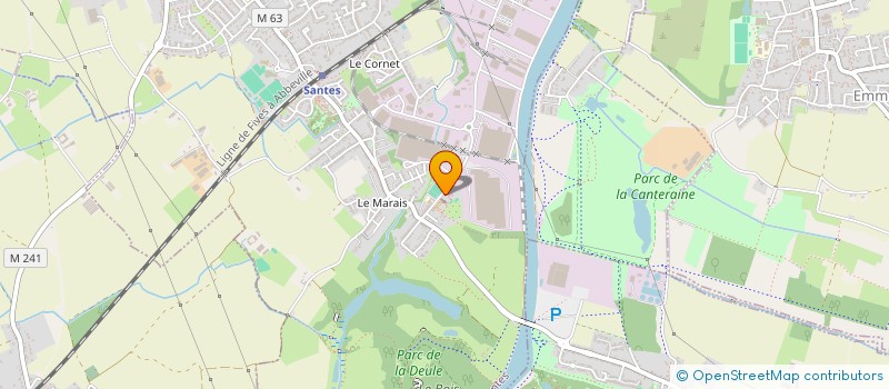 localisation de l'entreprise MONSIEUR ROBERT HEQUETTE  SANTES