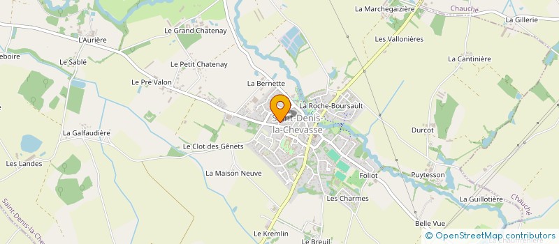 localisation de l'entreprise MONSIEUR ROBERT HERBRETEAU à SAINT-DENIS-LA-CHEVASSE