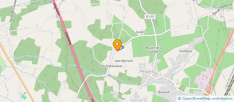 localisation de l'entreprise MONSIEUR ROBERT HERNANDEZ  PEUJARD