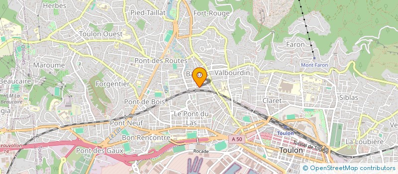 localisation de l'entreprise MONSIEUR ROBERT HERNANDEZ  TOULON