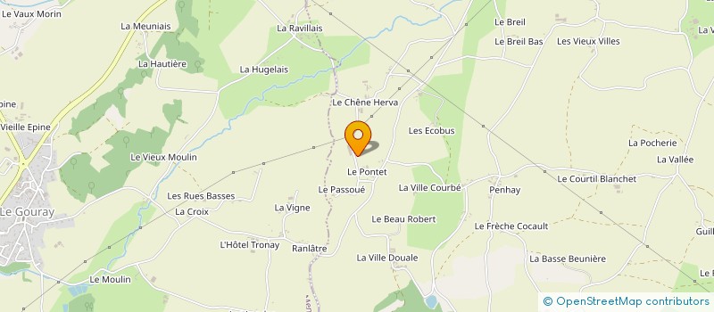 localisation de l'entreprise MONSIEUR ROBERT HERVE  PLENEE-JUGON