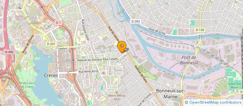 localisation de l'entreprise MONSIEUR ROBERT HEURTEUX  CRETEIL