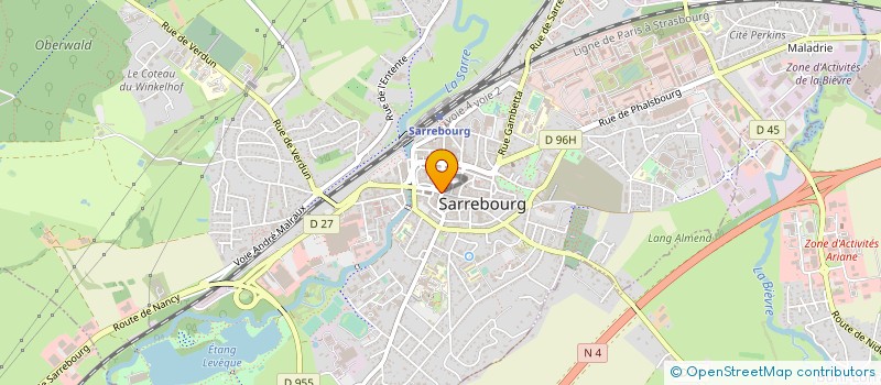 localisation de l'entreprise MONSIEUR ROBERT HIEBEL à SARREBOURG
