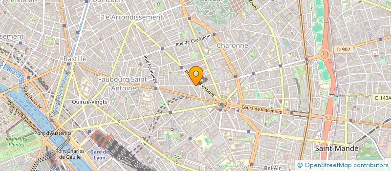 localisation de l'entreprise MONSIEUR ROBERT HOFFMANN  PARIS